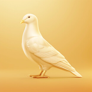 动物白色鸽子