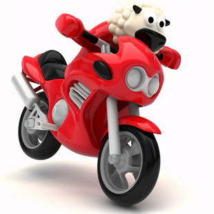 3d摩托效果图
