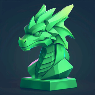 龙年氛围立体造型