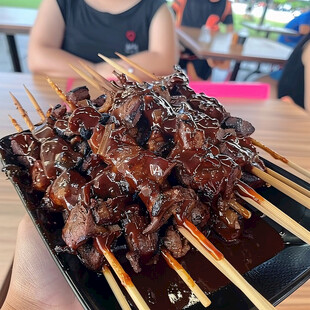 糖蒜牛肉串串