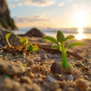 沙砾海滩植物