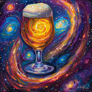 啤酒点装饰画