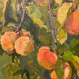 油画果树