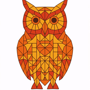 卡通动物猫头鹰插画