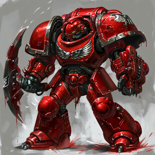 机甲风卡通人物