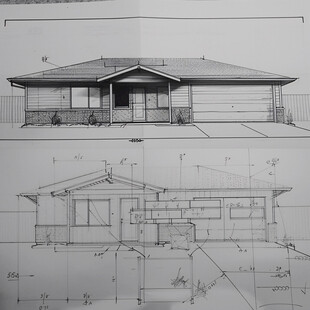 日本建筑手绘