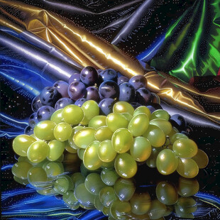 葡萄3d画