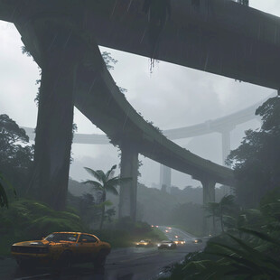 森系场景萧条场景