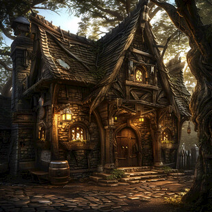 梦幻场景小屋