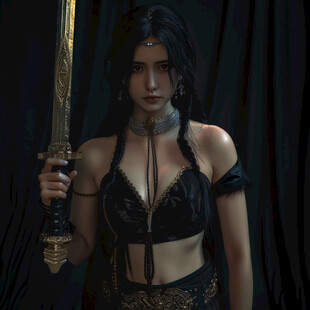 卡通女罗马战士带基模带服装一套