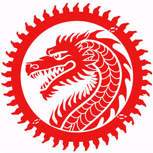 圆形龙中国龙卡通龙