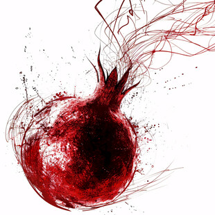 石榴图案创意素材