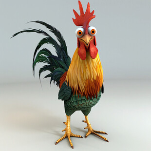 大公鸡模型