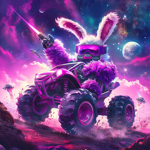 外星球幻想场景插画