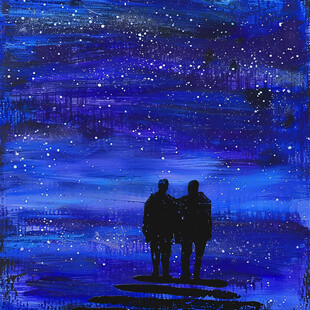 星空系列油画展