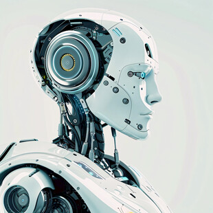 机械框科技感头部