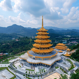 牛首山全景