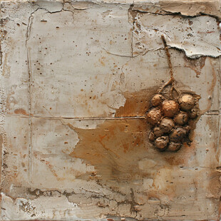 破旧效果无框画