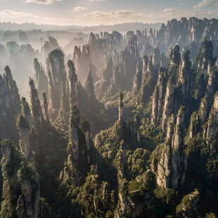 天子山全景