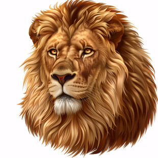 狮头狮子王动物头像
