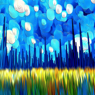 电脑绘画风景画