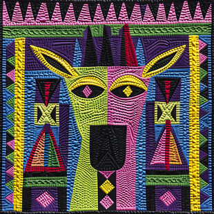 针织民族画