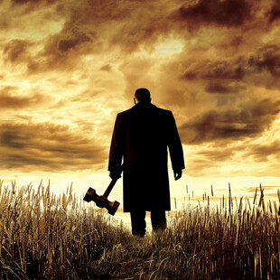 夕阳下的独行者