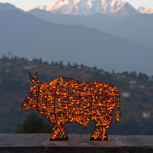 高原之宝藏牦牛雕塑