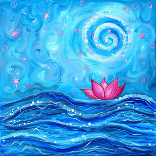 旋涡星空装饰画