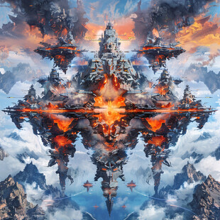 欧美科幻风游戏风图案