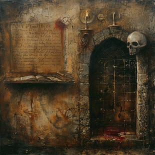 恐怖主题立体画