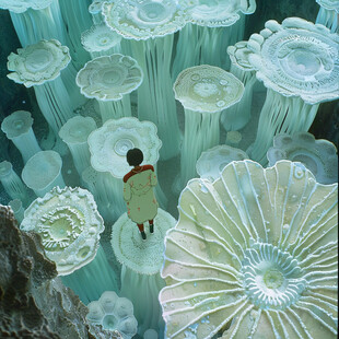 水母人物创意设计