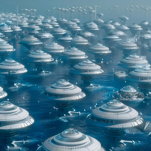 未来飞碟科幻造型