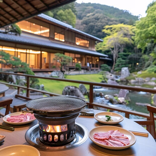 日式烤肉场景