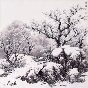 雪景中国画