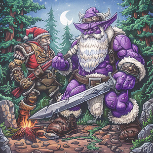 俩人的游戏插画