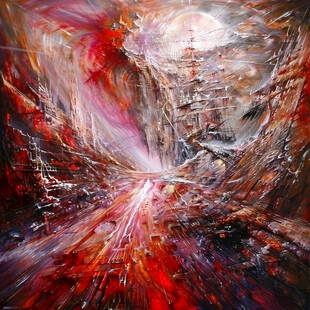 虚浮的世界绘画