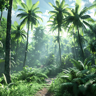 热带雨林模拟场景