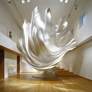 风之痕概念雕塑艺术