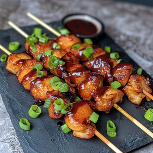 日式照烧鸡肉串