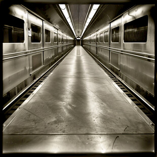 地铁走廊交通工具