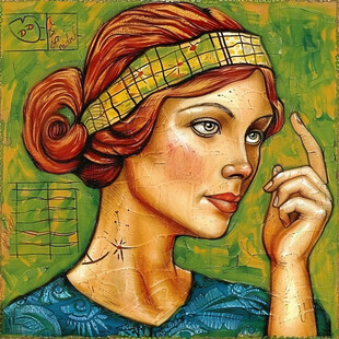 魅力金娃娃装饰画艺术