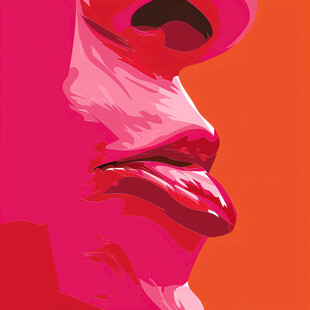 嘴巴鼻子插画