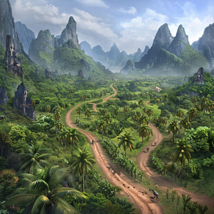 丛林大场景