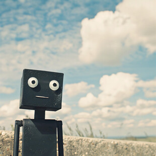 油画机器人素材