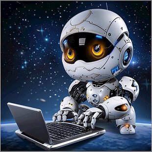 科技感卡通形象设计