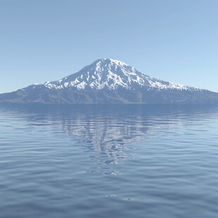 海平面海平线湖面