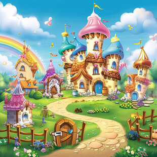 梦幻城堡卡通形象