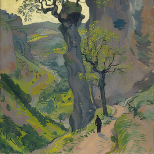 奥地利插画手绘装饰画