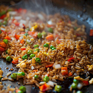 炒饭备料